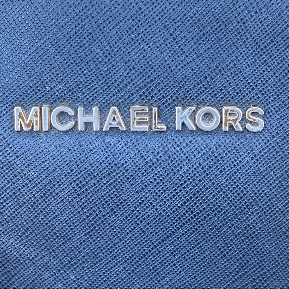 Michael Kors Black Jet Set Saffiano Leather Crossbody Bag